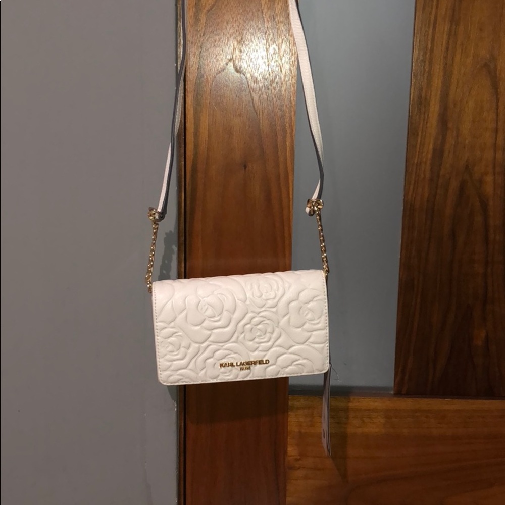 Karl Lagerfeld White Purse